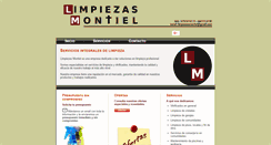 Desktop Screenshot of limpiezasmontiel.com